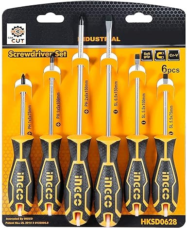 6 pcs Round Blade Screwdriver set